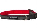 AmiPlay Shine Obroża nylon taśma odblaskową 25-40 /1,5cm